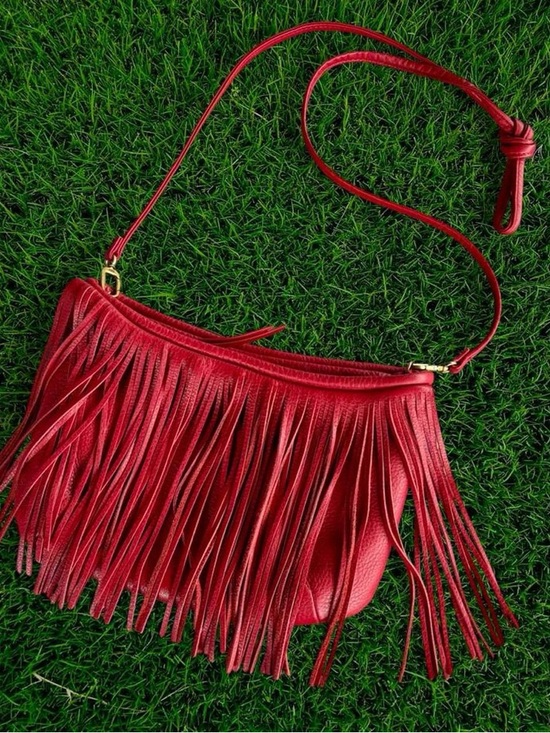 HOBO Handbags - Red Fringe Crossbody Bag - Women